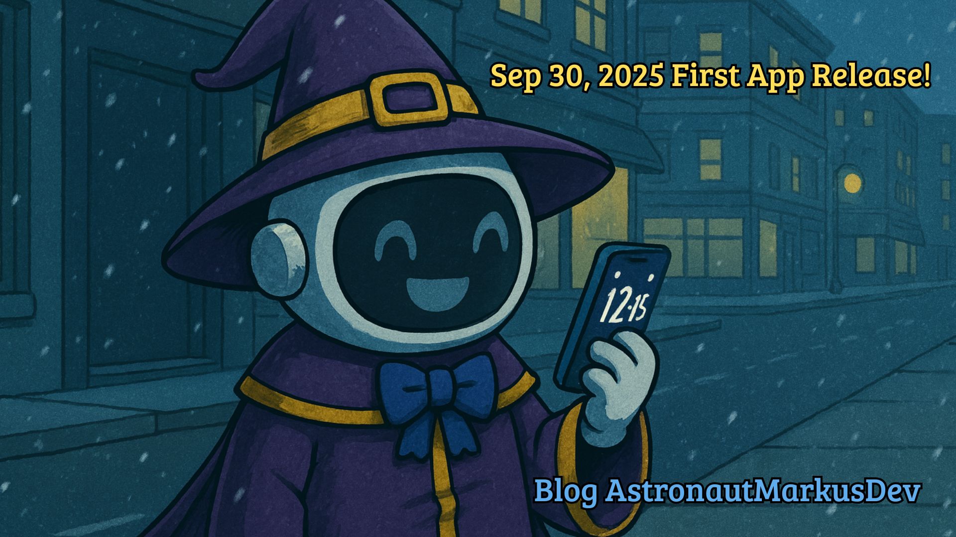First App Release - Blog AstronautMarkus