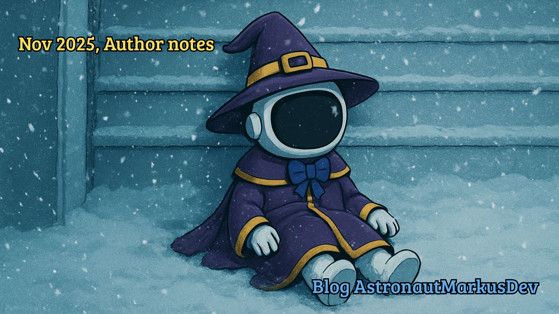 Novembrer 2025 Updates - Blog AstronautMarkus